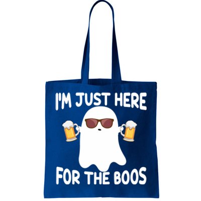 Halloween Ghost Costumes Im Just Here For The Boos Beer Cool Gift Tote Bag