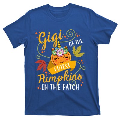 Halloween Gigi Cutest Pumpkins In The Patch Gift T-Shirt