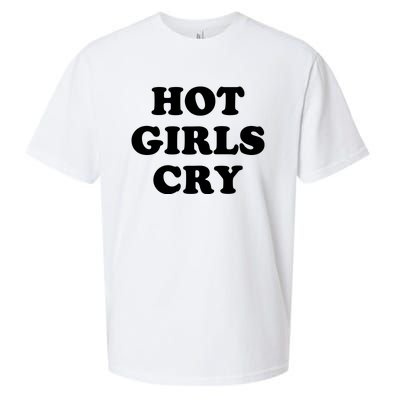 Hot Girls Cry Sueded Cloud Jersey T-Shirt