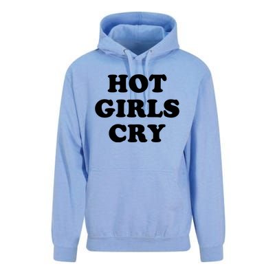 Hot Girls Cry Unisex Surf Hoodie