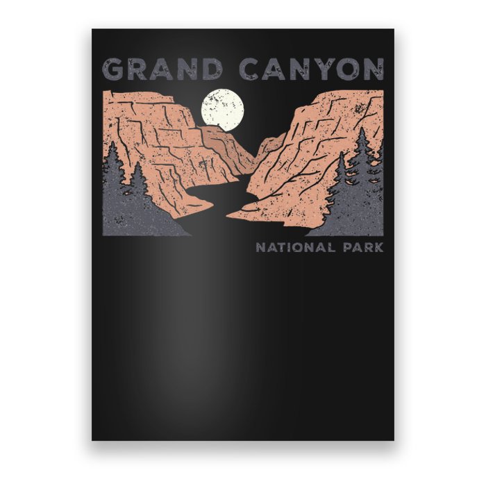 Hiked Grand Canyon National Park Arizona Vintage Poster