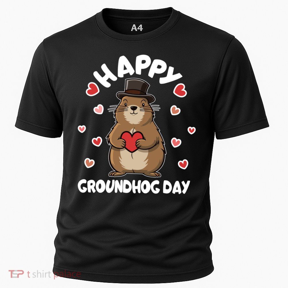 Happy Groundhog Day Punxsutawney Phil Performance Shirt