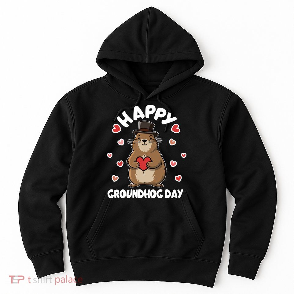 Happy Groundhog Day Punxsutawney Phil Hoodie