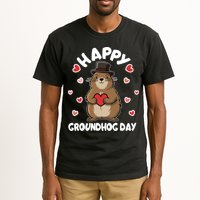 Happy Groundhog Day Punxsutawney Phil Tall T-Shirt