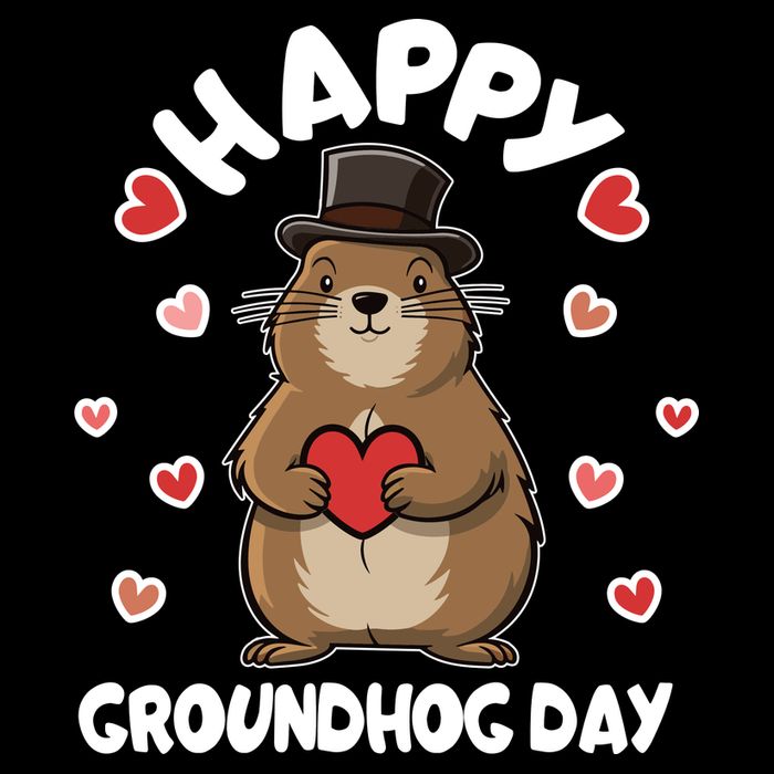 Happy Groundhog Day Punxsutawney Phil 16 in Basic Backpack