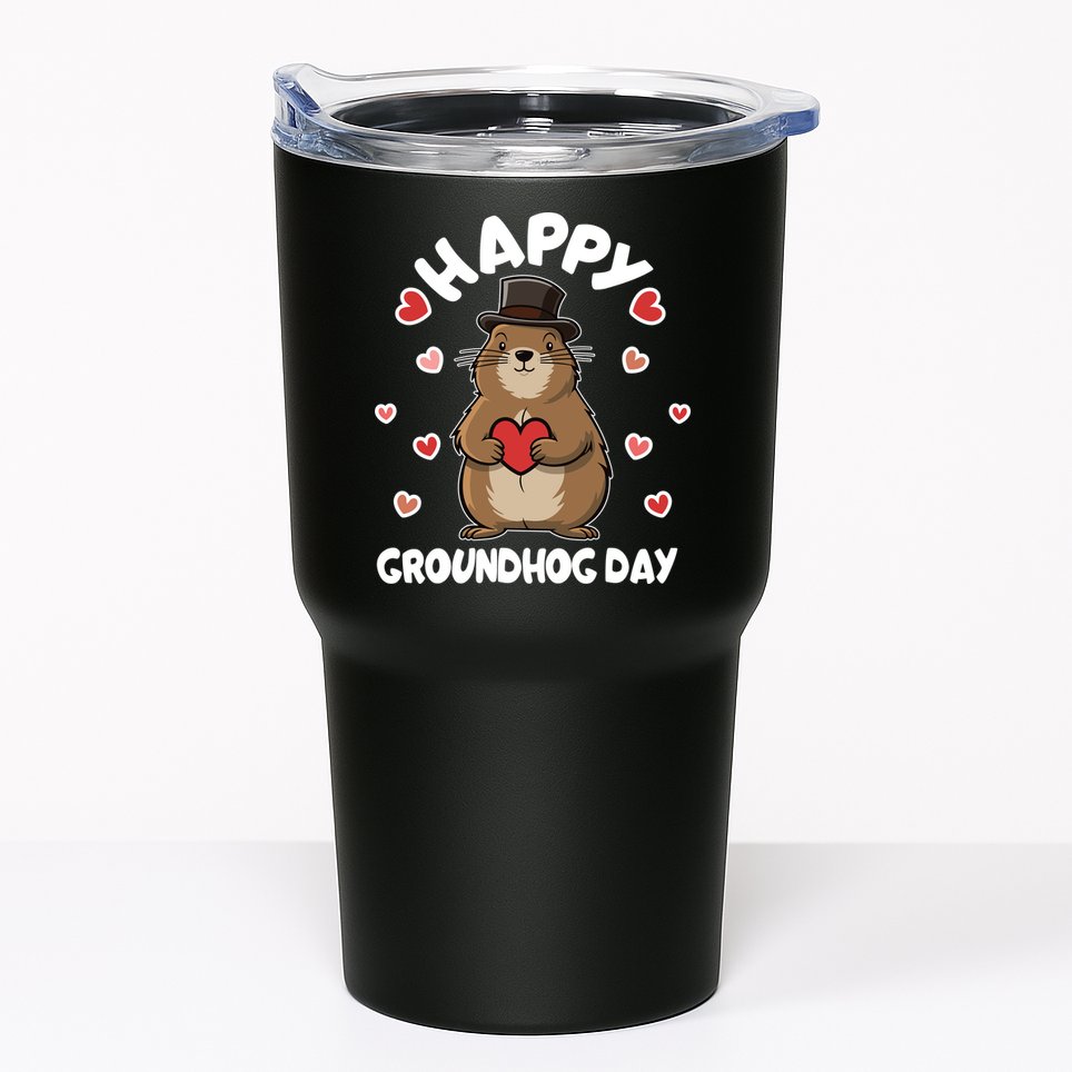 Happy Groundhog Day Punxsutawney Phil Tumbler