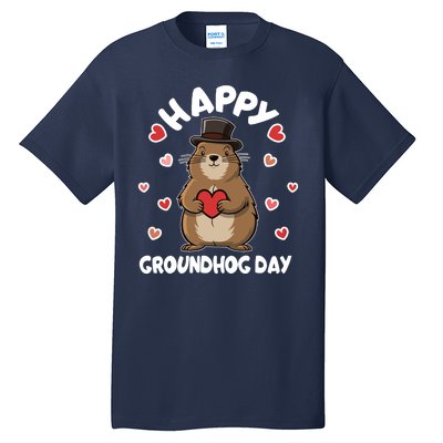 Happy Groundhog Day Punxsutawney Phil Tall T-Shirt