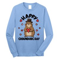 Happy Groundhog Day Punxsutawney Phil Long Sleeve Shirt