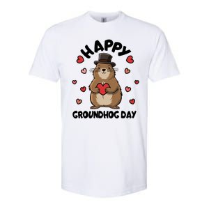 Happy Groundhog Day Punxsutawney Phil Softstyle CVC T-Shirt