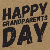 Happy Grandparents Day Gift And Present For All Cotton Canvas Backpack