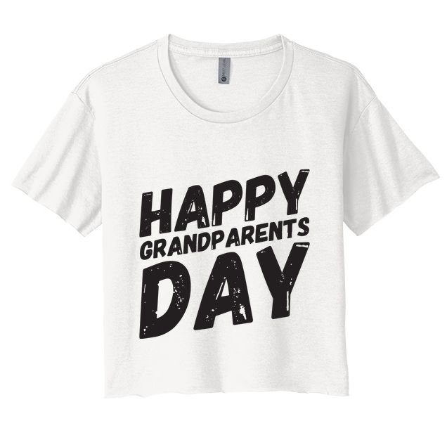 Happy Grandparents Day Gift And Present For All Crop Top