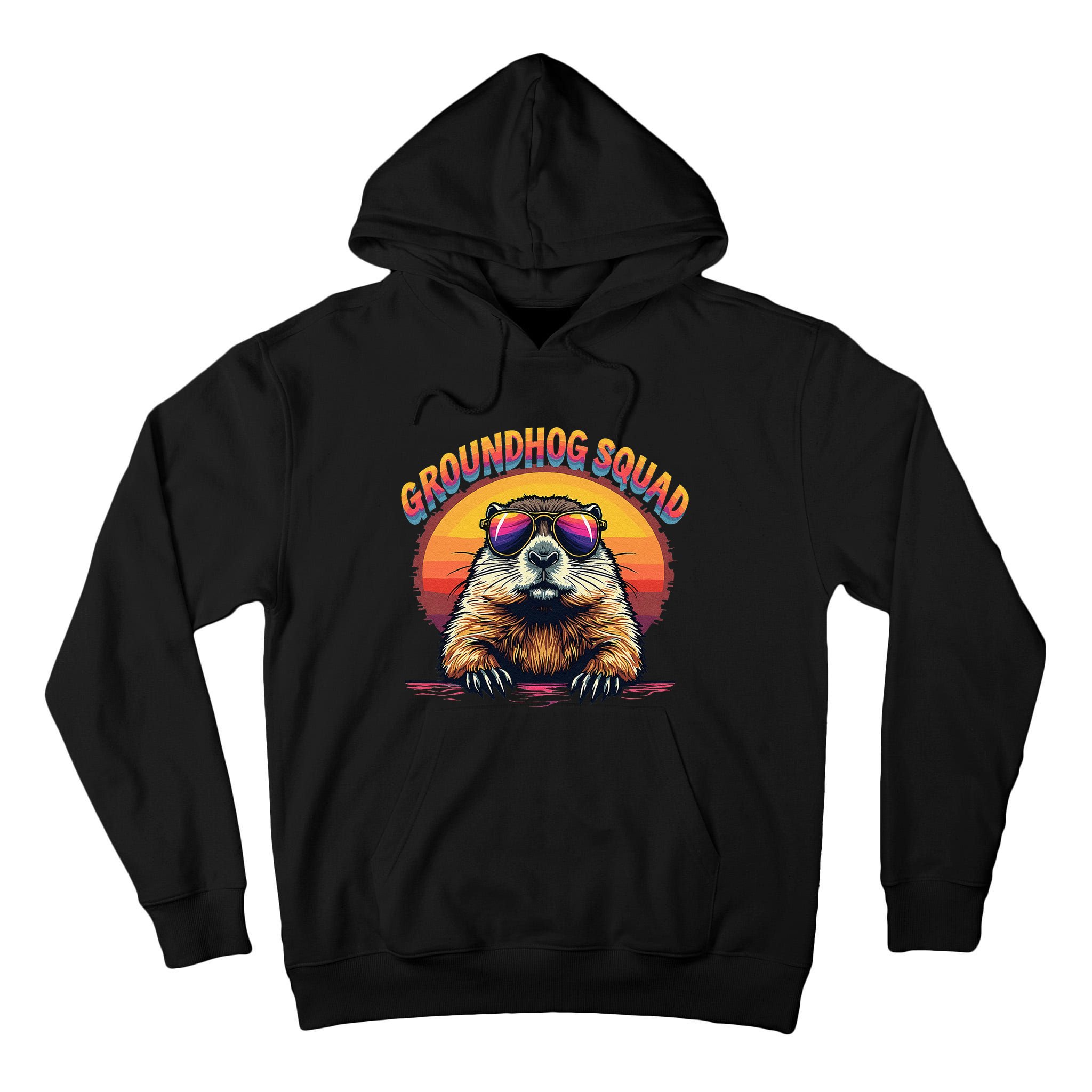 Happy Groundhog Day 2025 Funny Groundhog Squad Gift Tall Hoodie