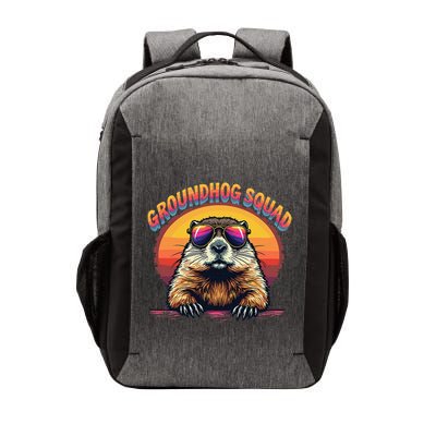 Happy Groundhog Day 2025 Funny Groundhog Squad Gift Vector Backpack