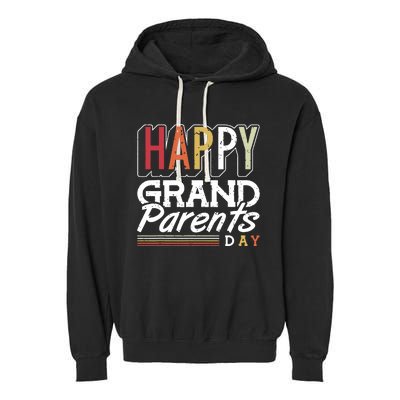 Happy Grandparents Day Grandparents Day Garment-Dyed Fleece Hoodie