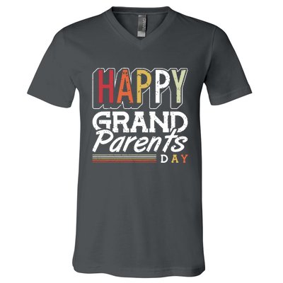 Happy Grandparents Day Grandparents Day V-Neck T-Shirt