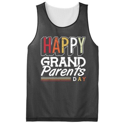 Happy Grandparents Day Grandparents Day Mesh Reversible Basketball Jersey Tank