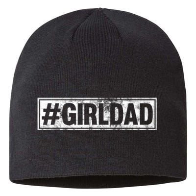 Hashtag Girl Dad Fathers Day Gift From Wife Or Daughter Sustainable Beanie