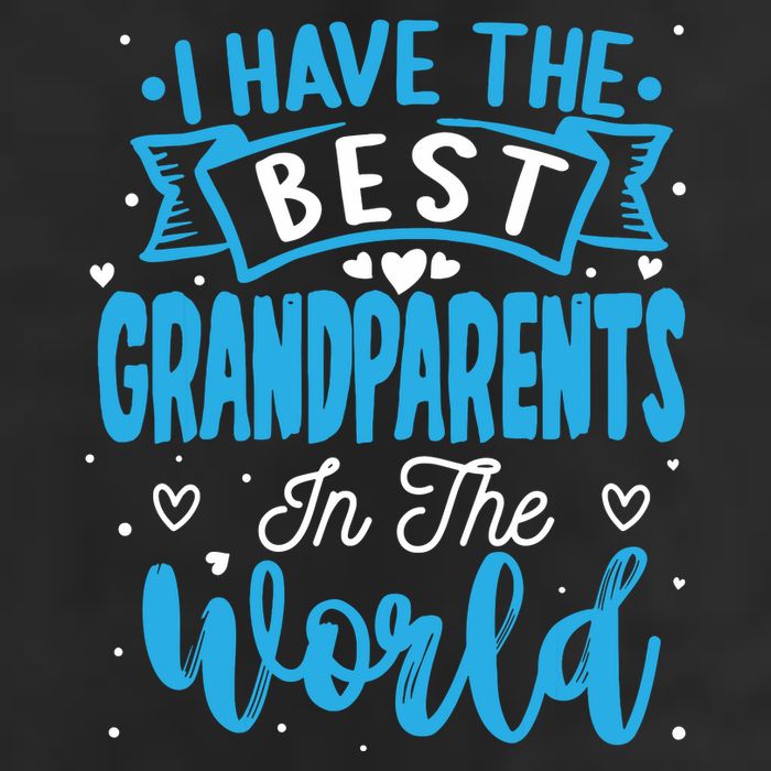 Happy Grandparents Day Funny Grandparents Day 7 Panel Mesh Trucker Snapback Hat