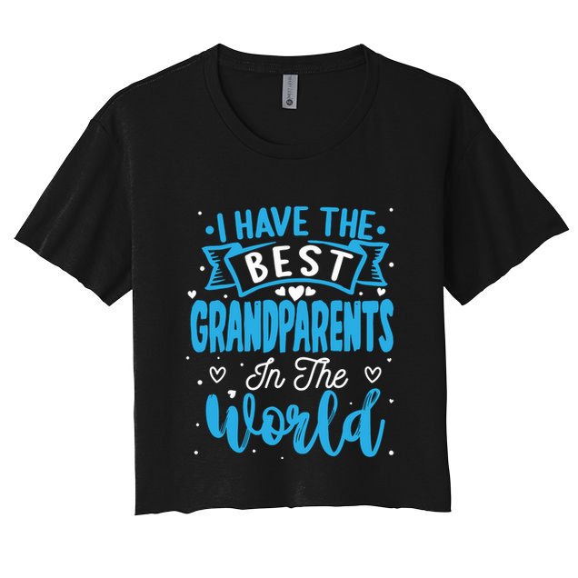 Happy Grandparents Day Funny Grandparents Day Crop Top