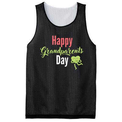 Happy Grandparents Day Mesh Reversible Basketball Jersey Tank