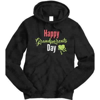 Happy Grandparents Day Tie Dye Hoodie