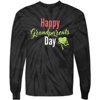 Happy Grandparents Day Tie-Dye Long Sleeve Shirt