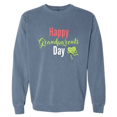 Happy Grandparents Day Garment-Dyed Sweatshirt