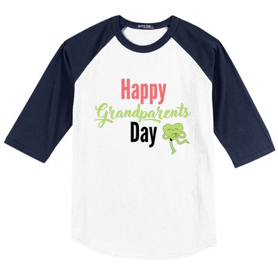 Happy Grandparents Day Baseball Sleeve Shirt