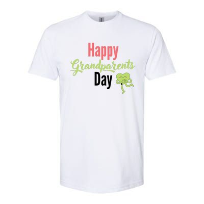 Happy Grandparents Day Softstyle® CVC T-Shirt