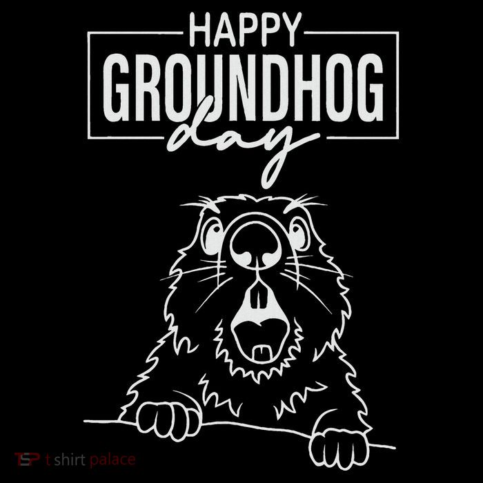 Happy Groundhog Day 7-Panel Snapback Hat