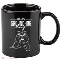 Happy Groundhog Day 11oz C Handle Ceramic Mug