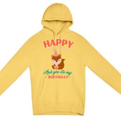 Happy Groundhog Day Birthday Groundhog Lovers Gift Premium Pullover Hoodie