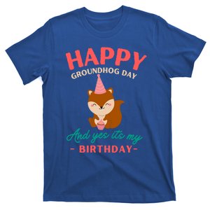 Happy Groundhog Day Birthday Groundhog Lovers Gift T-Shirt