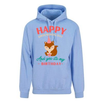 Happy Groundhog Day Birthday Groundhog Lovers Gift Unisex Surf Hoodie