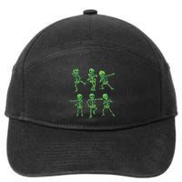Halloween Girl Dancing Skeletons Dance Challenge 7-Panel Snapback Hat