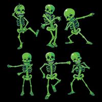 Halloween Girl Dancing Skeletons Dance Challenge 7-Panel Snapback Hat