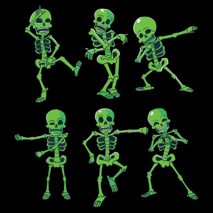 Halloween Girl Dancing Skeletons Dance Challenge 7-Panel Snapback Hat