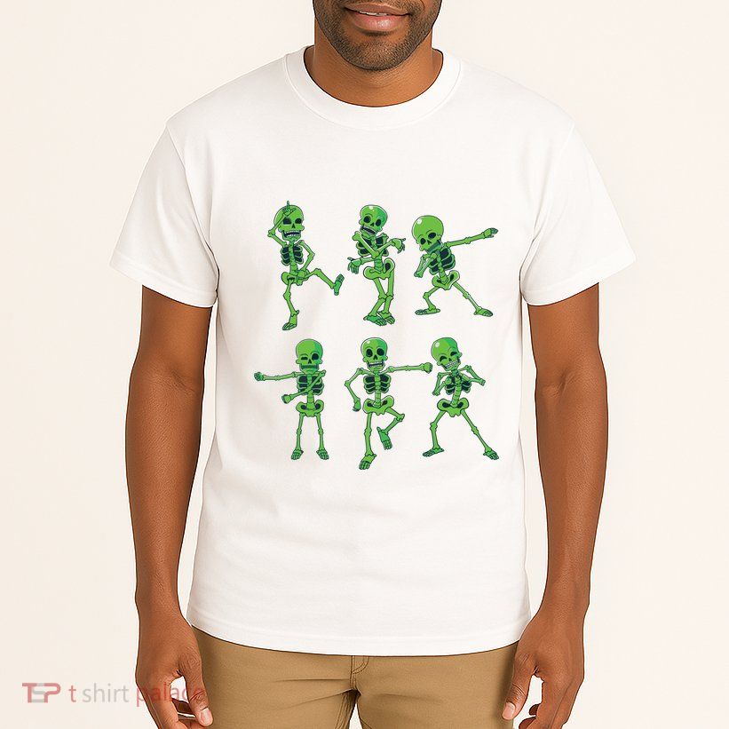Halloween Girl Dancing Skeletons Dance Challenge Tall T-Shirt