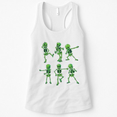 Halloween Girl Dancing Skeletons Dance Challenge Womens Tank Top