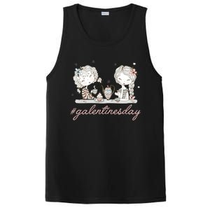 Happy Galentines Day Girls Ladies Only Bff Funny Gift Cool Gift PosiCharge Competitor Tank