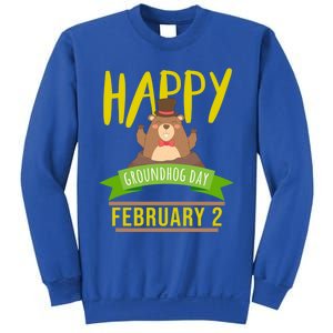 Happy Groundhog Day Respect The Groundhog Gift Sweatshirt