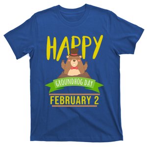 Happy Groundhog Day Respect The Groundhog Gift T-Shirt