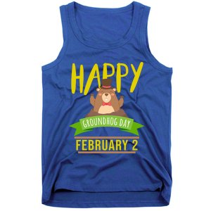 Happy Groundhog Day Respect The Groundhog Gift Tank Top