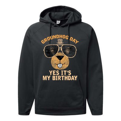 Happy Groundhog Day Lovers Costume Performance Fleece Hoodie