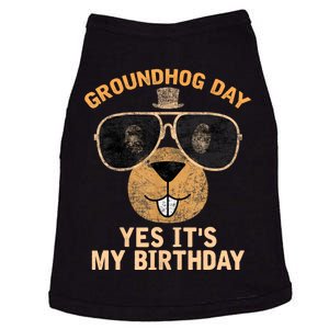 Happy Groundhog Day Lovers Costume Doggie Tank