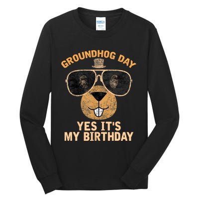 Happy Groundhog Day Lovers Costume Tall Long Sleeve T-Shirt