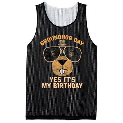 Happy Groundhog Day Lovers Costume Mesh Reversible Basketball Jersey Tank