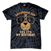 Happy Groundhog Day Lovers Costume Tie-Dye T-Shirt