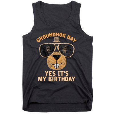 Happy Groundhog Day Lovers Costume Tank Top