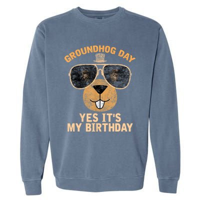 Happy Groundhog Day Lovers Costume Garment-Dyed Sweatshirt